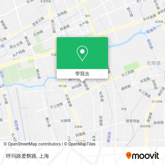 呼玛路爱辉路地图