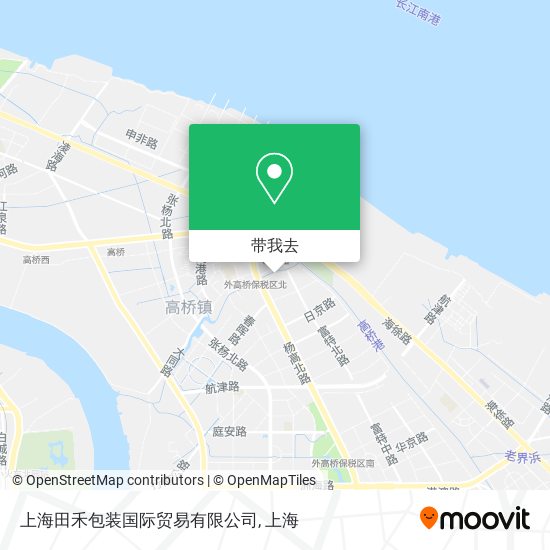 上海田禾包装国际贸易有限公司地图