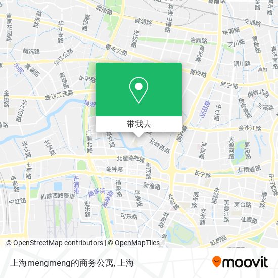 上海mengmeng的商务公寓地图