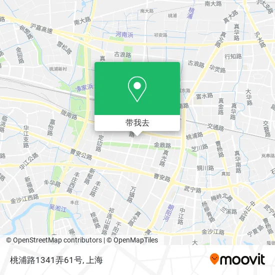 桃浦路1341弄61号地图