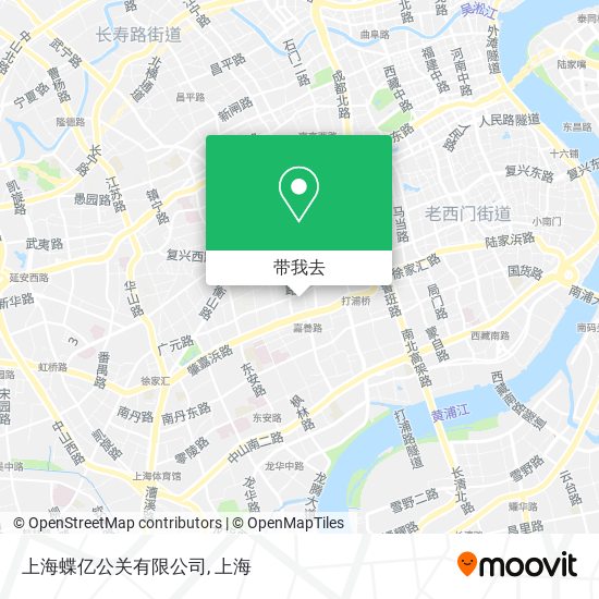 上海蝶亿公关有限公司地图