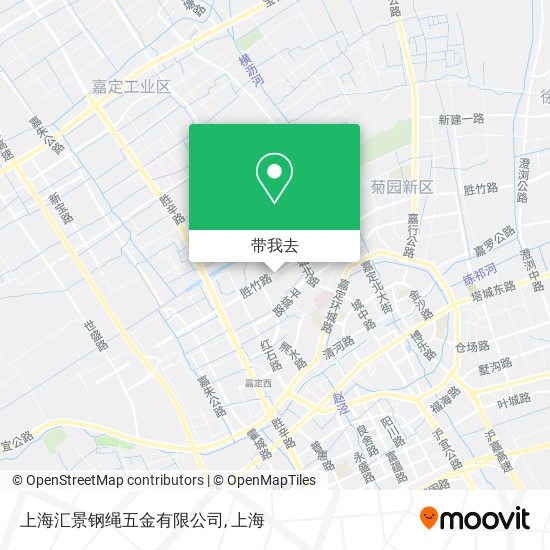 上海汇景钢绳五金有限公司地图