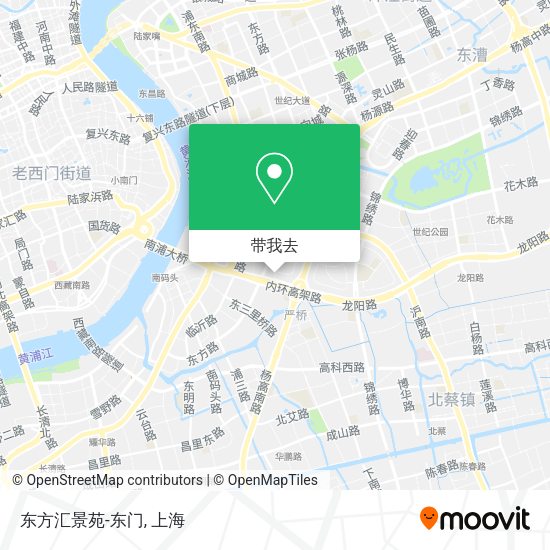 东方汇景苑-东门地图