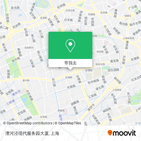 漕河泾现代服务园大厦地图
