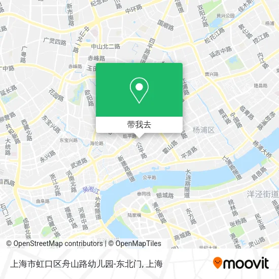 上海市虹口区舟山路幼儿园-东北门地图