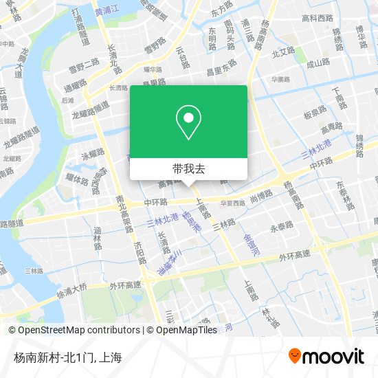 杨南新村-北1门地图