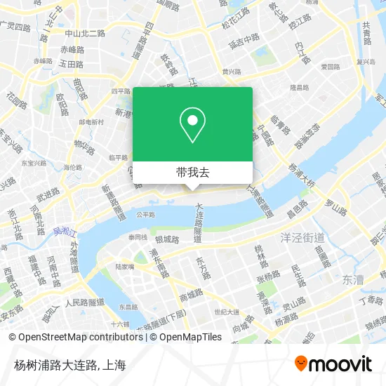 杨树浦路大连路地图