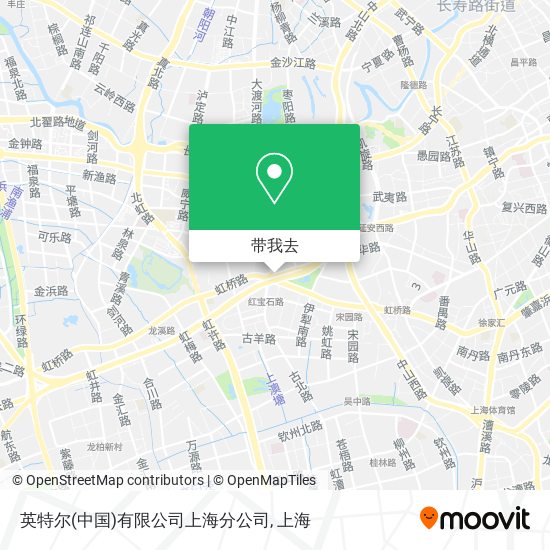 英特尔(中国)有限公司上海分公司地图