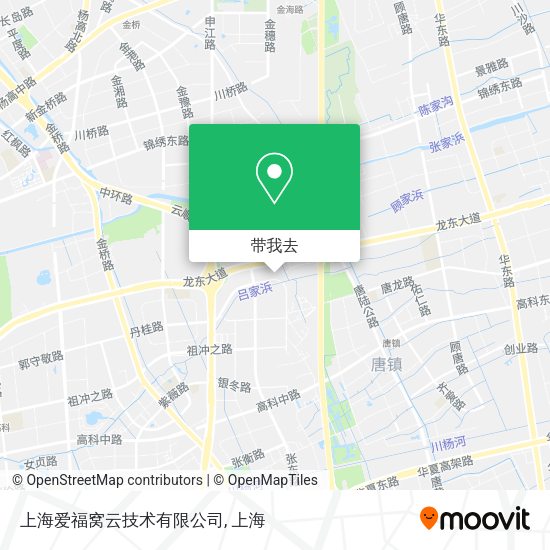 上海爱福窝云技术有限公司地图
