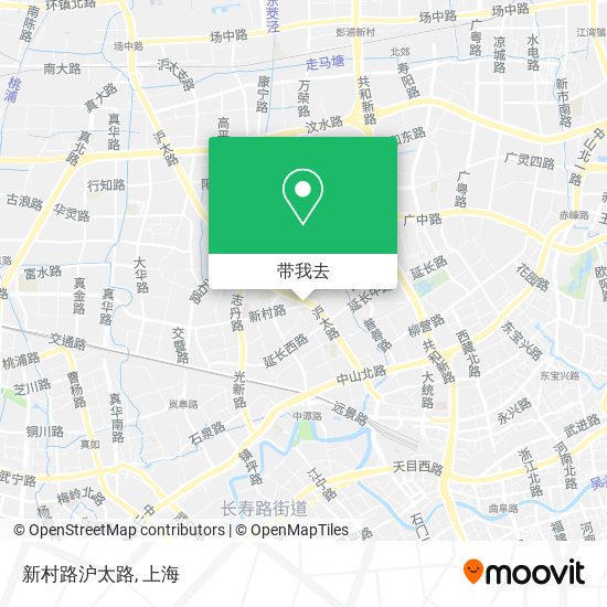 新村路沪太路地图