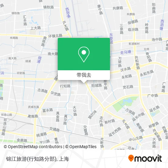 锦江旅游(行知路分部)地图
