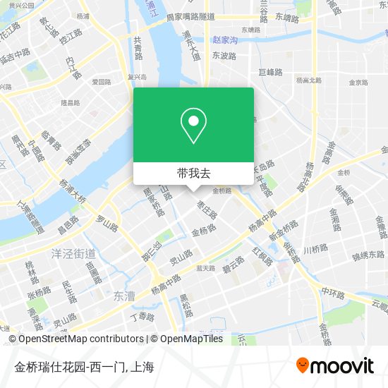 金桥瑞仕花园-西一门地图