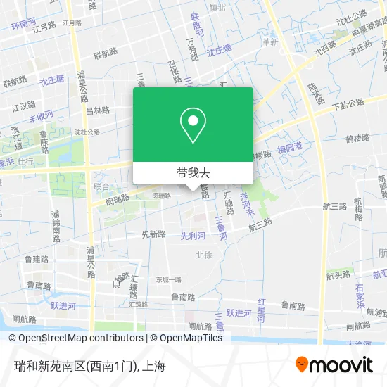 瑞和新苑南区(西南1门)地图