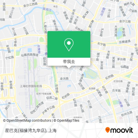 星巴克(福缘湾九华店)地图