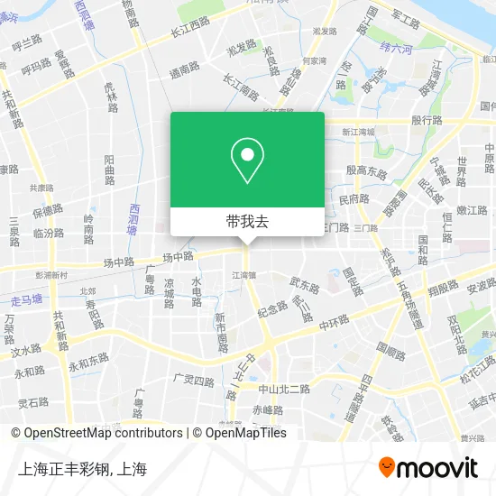 上海正丰彩钢地图