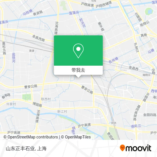 山东正丰石业地图
