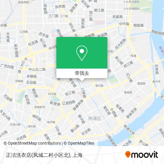 正洁洗衣店(凤城二村小区北)地图