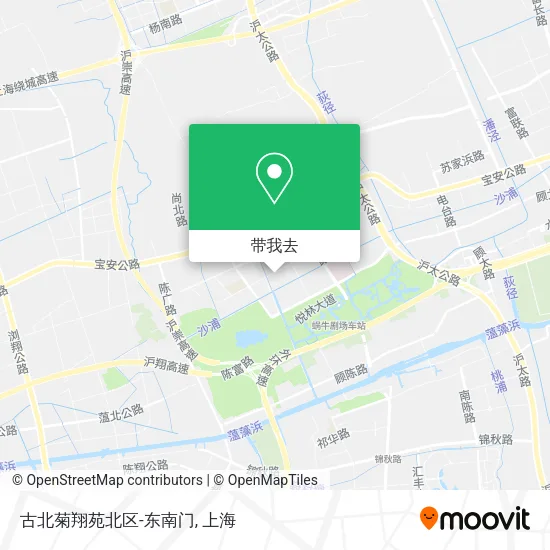 古北菊翔苑北区-东南门地图