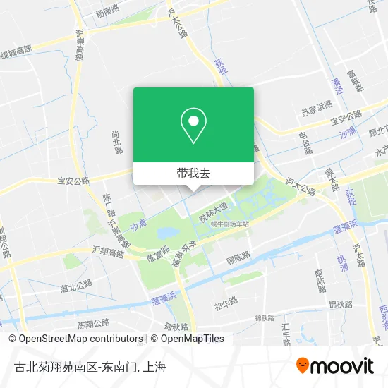 古北菊翔苑南区-东南门地图