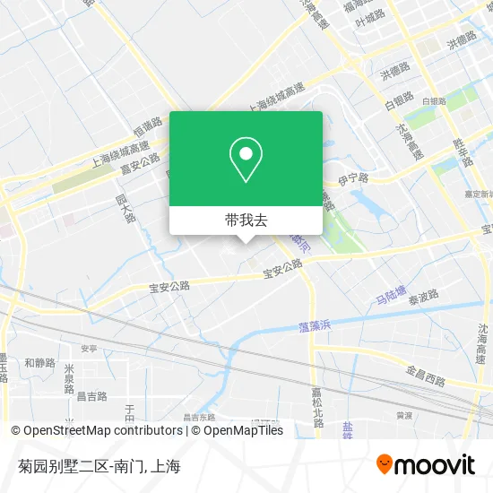 菊园别墅二区-南门地图
