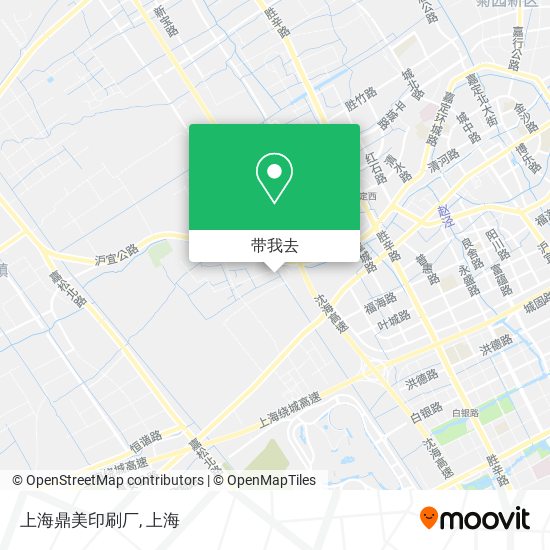 上海鼎美印刷厂地图