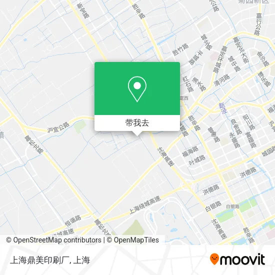 上海鼎美印刷厂地图