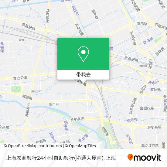 上海农商银行24小时自助银行(协通大厦南)地图