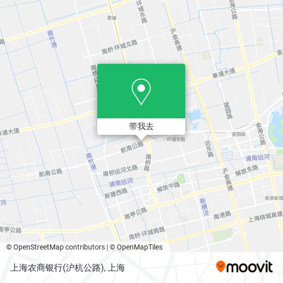上海农商银行(沪杭公路)地图
