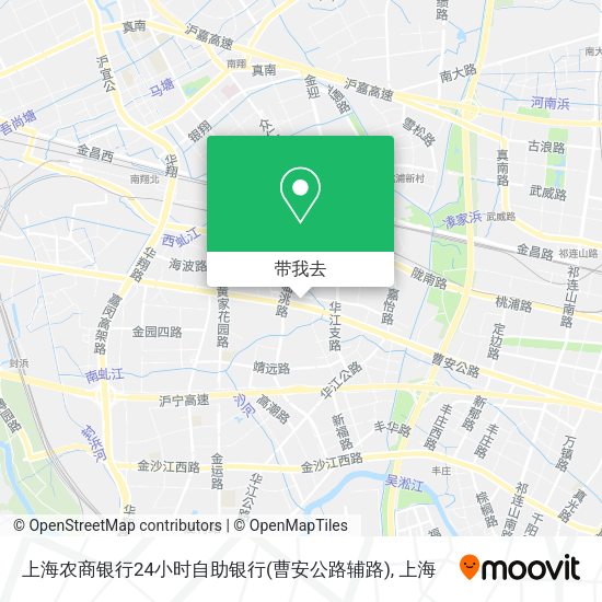 上海农商银行24小时自助银行(曹安公路辅路)地图