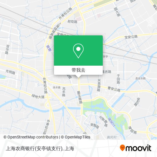上海农商银行(安亭镇支行)地图