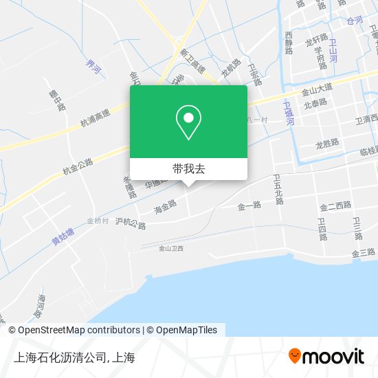 上海石化沥清公司地图