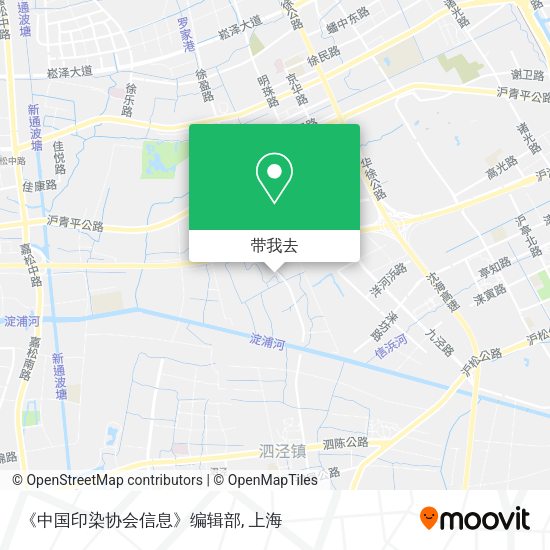 《中国印染协会信息》编辑部地图