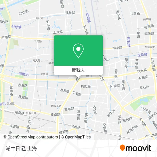 潮牛日记地图