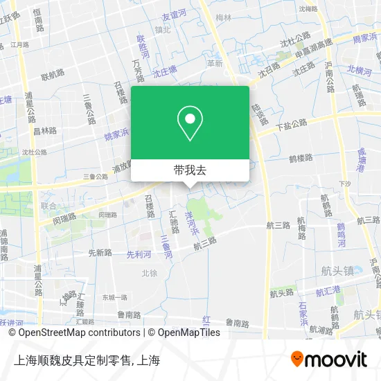 上海顺魏皮具定制零售地图