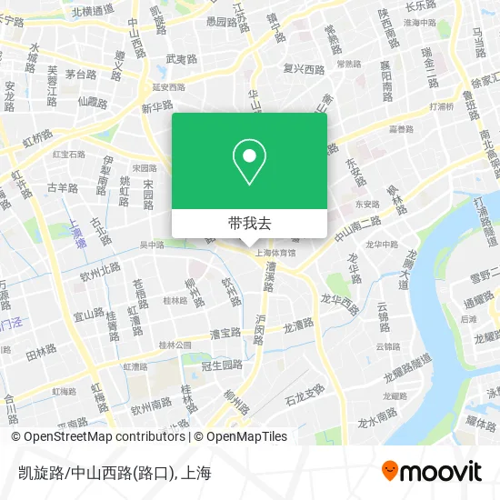 凯旋路/中山西路(路口)地图