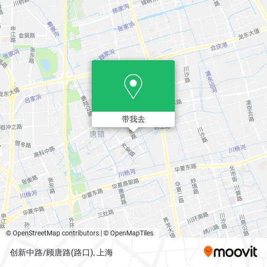 创新中路/顾唐路(路口)地图