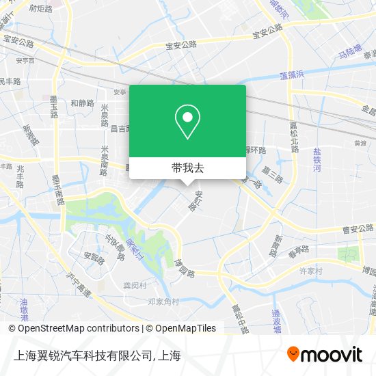 上海翼锐汽车科技有限公司地图