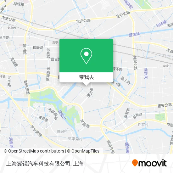 上海翼锐汽车科技有限公司地图