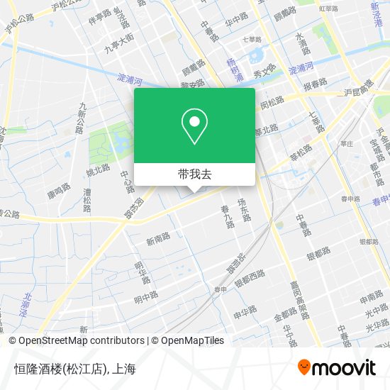 恒隆酒楼(松江店)地图