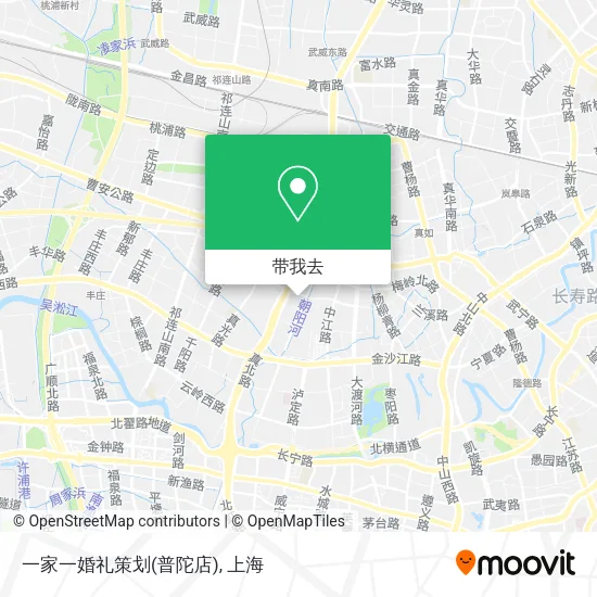 一家一婚礼策划(普陀店)地图