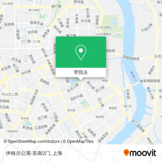 伊格尔公寓-东南2门地图