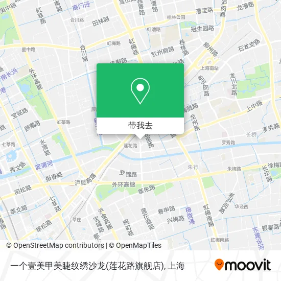 一个壹美甲美睫纹绣沙龙(莲花路旗舰店)地图