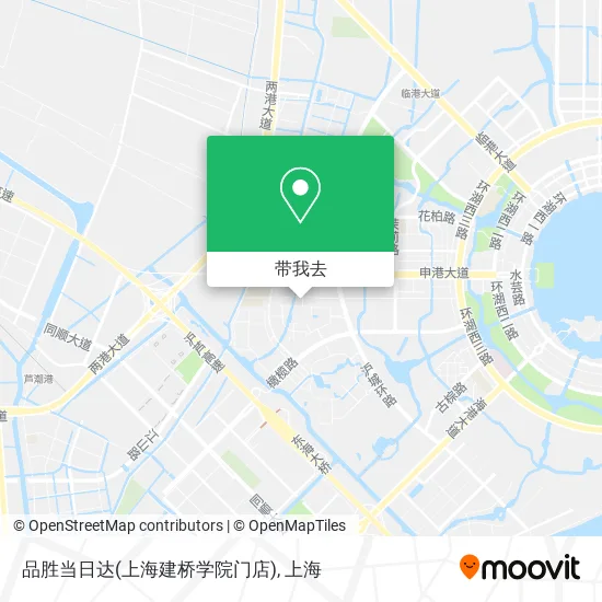 品胜当日达(上海建桥学院门店)地图