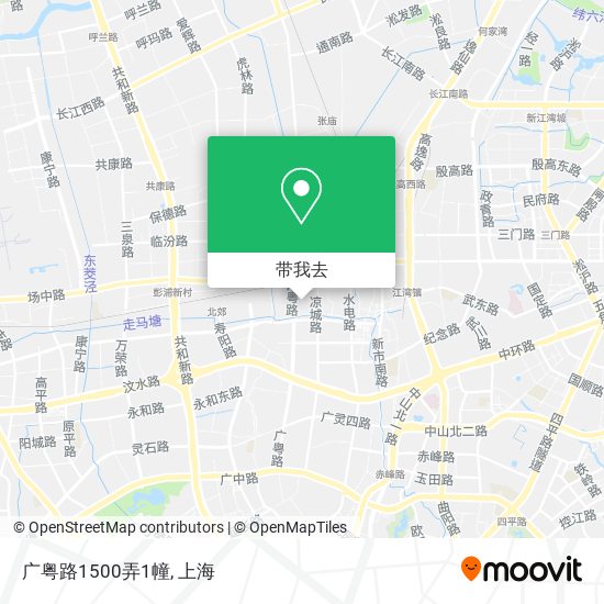 广粤路1500弄1幢地图