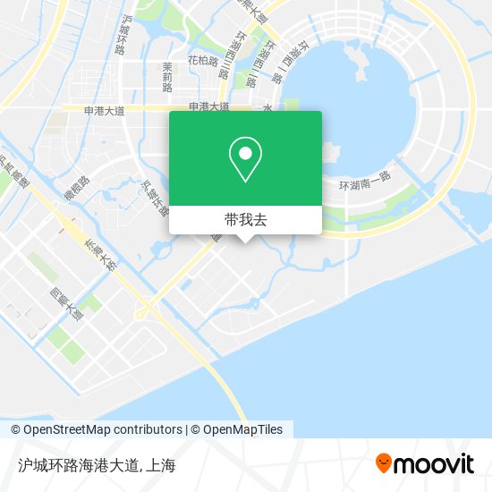 沪城环路海港大道地图