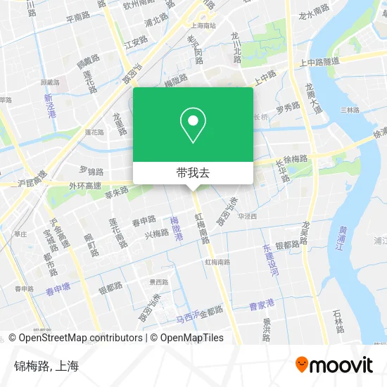 锦梅路地图