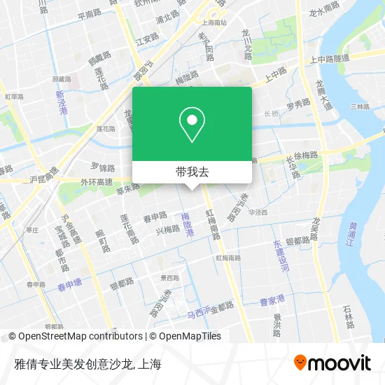 雅倩专业美发创意沙龙地图