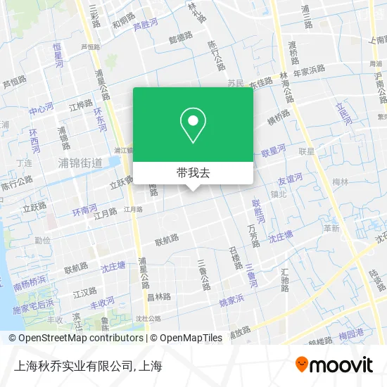 上海秋乔实业有限公司地图