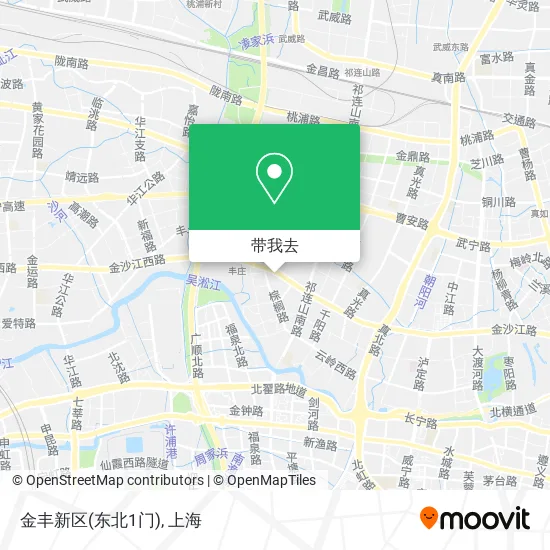 金丰新区(东北1门)地图