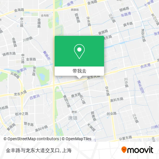 金丰路与龙东大道交叉口地图